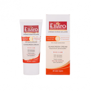 کرم ضدآفتاب رنگی مناسب انواع پوست SPF50 رنگ لایت الارو