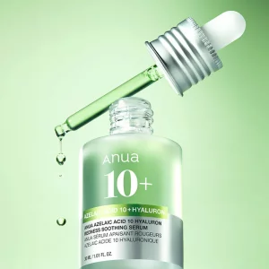 سرم آزلائیک اسید 10% و هیالورون تسکین دهنده و آبرسان آنوا