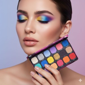 پالت سایه چشم  18 رنگ رولوشن مدل Hype