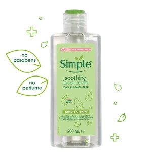 تونر آرامش بخش فاقد الکل سیمپل