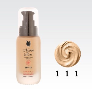 کرم پودر مارین رز حاوی ویتامین E و روغن آرگان شماره 111