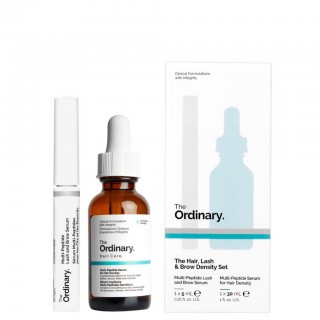 ست سرم تقویت کننده مولتی پپتید اوردینری مدل The Hair, Lash & Brow Density Set مناسب مو، مژه و ابرو