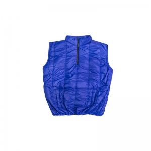 puffer vest blu