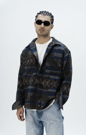 Brown vintage overshirt