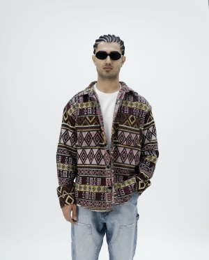 Red vintage overshirt