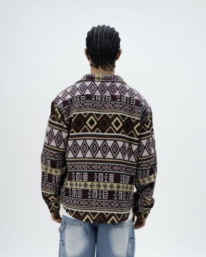 Red vintage overshirt