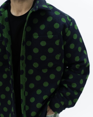 Polka dot overshirt
