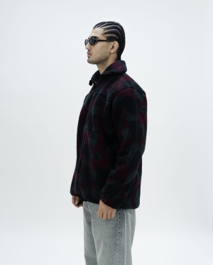 Black &amp; green leopard teddy