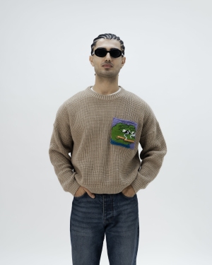 Frog knitting crm
