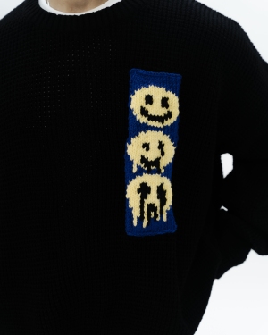 Smiley knitting b