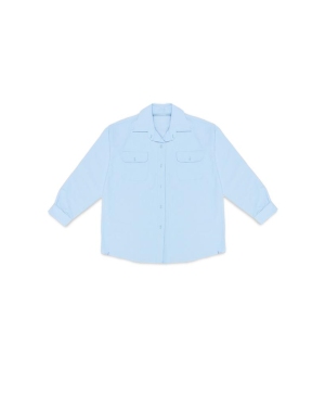 overshirt blu