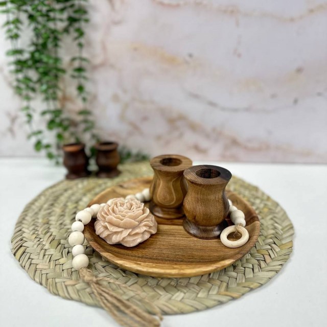 جاشمعی چوب گردو