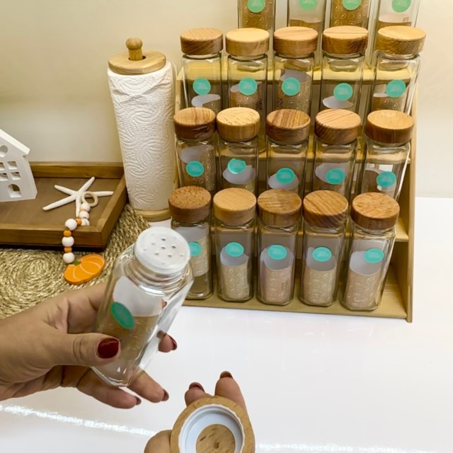 ادویه مکارتی درب چوب راش