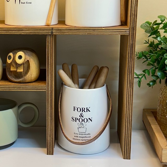 جا کاردی دسته چرمی