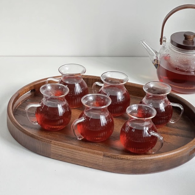 فنجان پیرکس دسته دار