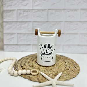خرید جاقاشقی سرامیکی استوانه
