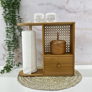 خرید جا دستمال رولی آشپزخانه طرح زنبوری