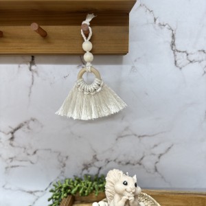 آویز مهره حلقه 4چوبی