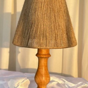 آباژور رومیزی چوب گردو