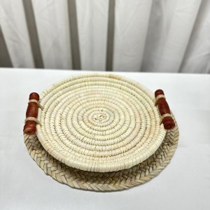 سینی حصیری دسته دار