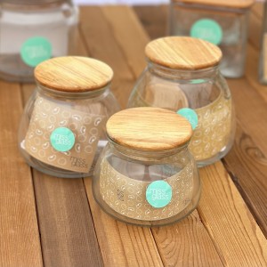 شیشه مربا یا مارمالات طرح خمره ای
