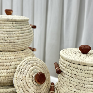 سبد خمره ای حصیری برنج