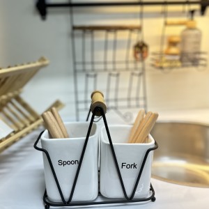 جا قاشقی دو قلو کنار سینکی