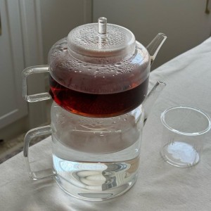 کتری قوری استوانه پیرکس