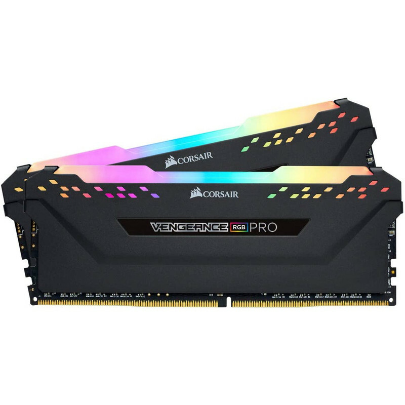 رم دسکتاپ DDR4 دوکاناله 3600 مگاهرتز CL18 کورسیر مدل VENGEANCE RGB PRO ظرفیت 32 گیگابایت