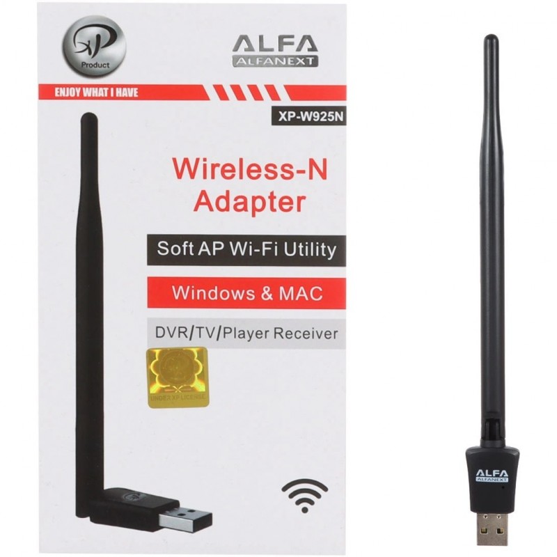 کارت شبکه بی سیم آنتن دار ایکس-پی-پروداکت مدل ALFA XP-W925N 150Mbps