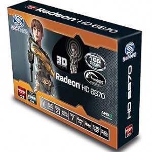 Sapphire Radeon-HD 6870 1 GB DDR5 HDMI/Dual Mini DP PCI-Express Graphics Card