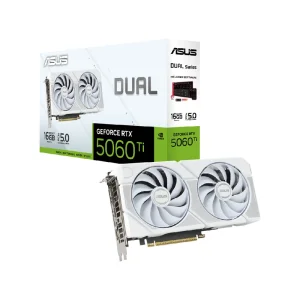 Asus-Dual GeForce RTX 5060 Ti white Edition 16GB GDDR7 Graphic Card