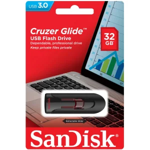 SanDisk Cruzer Glide USB3.0 32GB Flash Drive-box