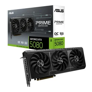 کارت گرافیک ایسوس مدل ASUS PRIME GeForce RTX 5080 OC Edition 16GB GDDR7 256Bit