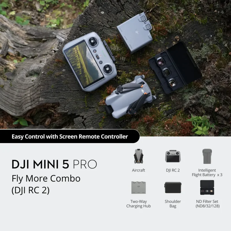 مویک مینی ۵ پرو | DJI Mini 5 Pro – انتخابی جمع‌وجور برای تولید محتوا و سفر - 鬲氐賵蹖乇 3
