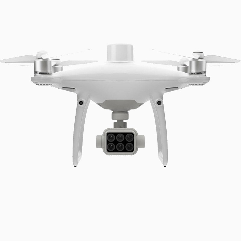 کوادکوپتر DJI Phantom 4 Multispectral با سیستم تصویربرداری چندطیفی و RTK