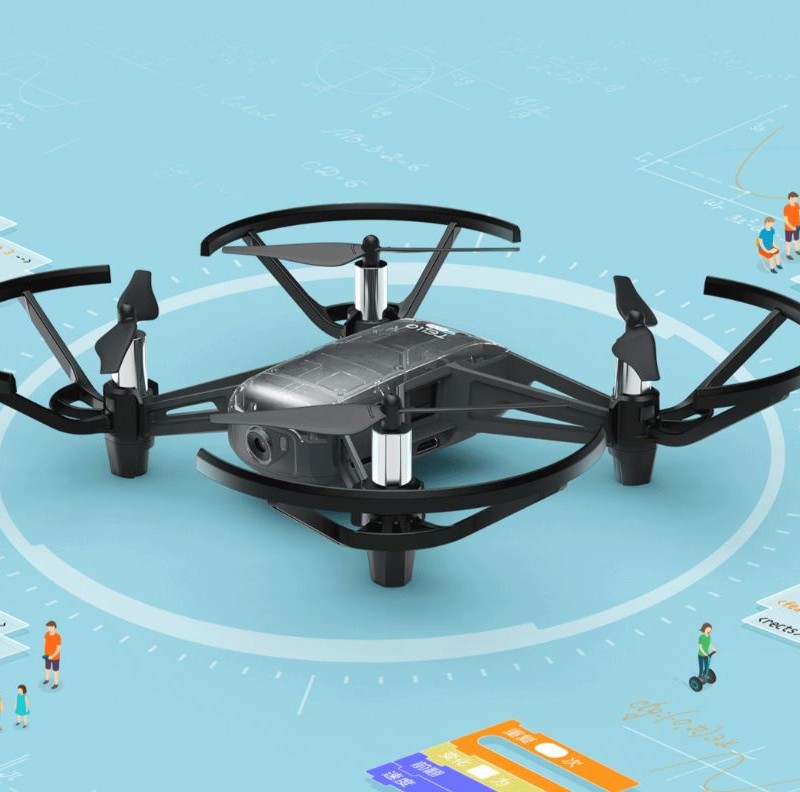کوادکوپتر تلو EDU – ربات پرنده آموزشی و برنامه‌پذیر با دوربین HD