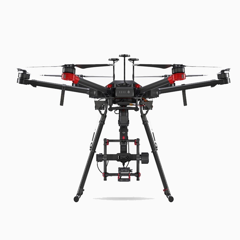 هگزاکوپتر DJI Matrice 600 با کنترل پرواز A3 و انتقال تصویر Lightbridge 2