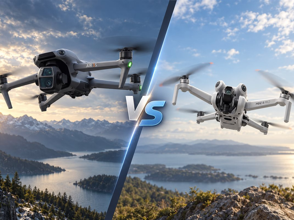 مقایسه DJI Mini 4 Pro و DJI Air 3S؛ کدام پهپاد برای شما بهتر است؟
