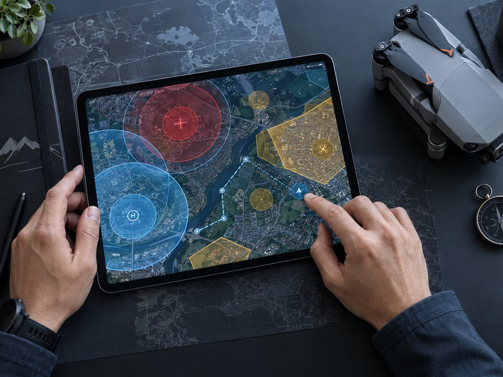 محدودیت پرواز DJI در سال ۲۰۲۶؛ راهنمای FlySafe و بررسی فضای پروازی