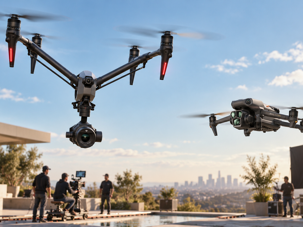 مقایسه DJI Inspire 3 و Mavic 3 Pro؛ انتخاب درست برای فیلم‌برداری حرفه‌ای