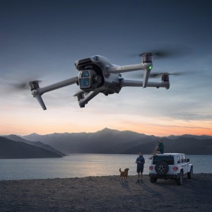 پهپاد DJI Air 3S (DJI RC‑N3) با دوربین دوگانه و فیلم‌برداری 4K/60 HDR