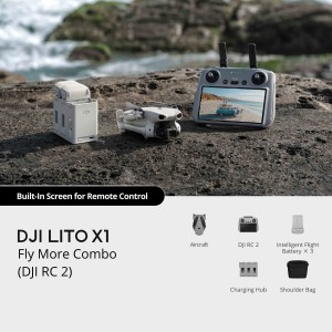 هلی شات DJI Lito 1 و DJI Lito X1 – پهپادهای تاشو زیر ۲۵۰ گرم با ایمنی همه‌جانبه و تصویر حرفه‌ای