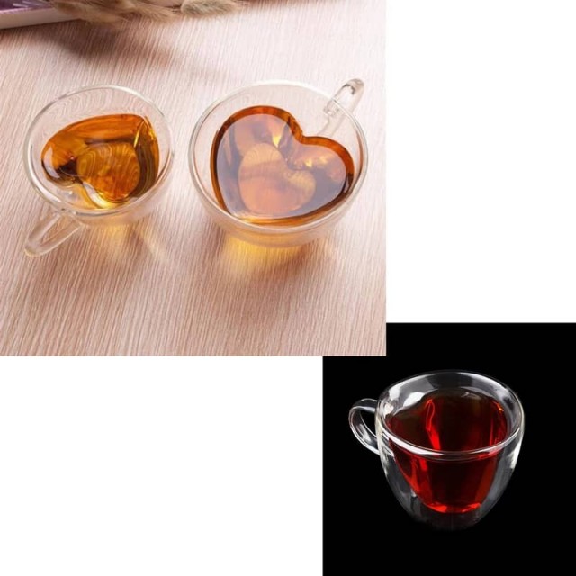 فنجان دوجداره قلب