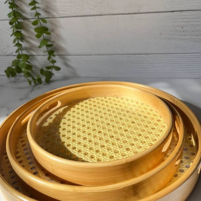 سینی بامبو سه تایی