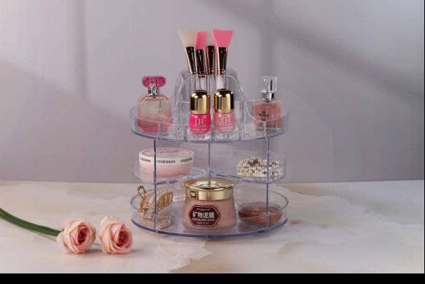 استندلوازم آرایش یک طبقه گردان سورباس