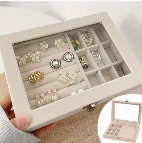 جعبه جواهر  مخمل سایزبزرگ