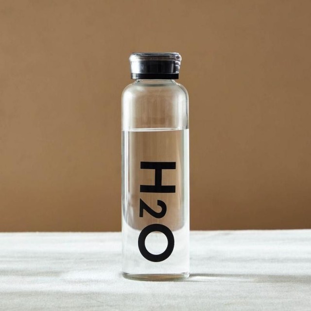 بطری آب  شیشه ای H2O