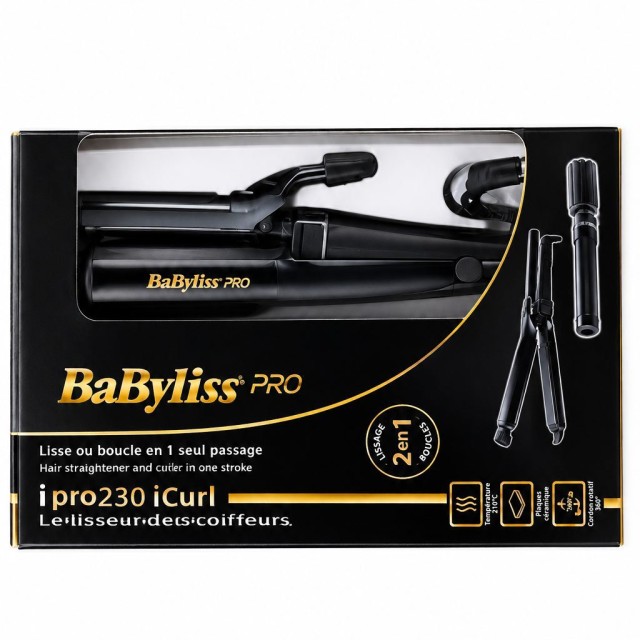 اتو مو و فرکننده ۲ کاره BaByliss PRO iPro230 iCurl