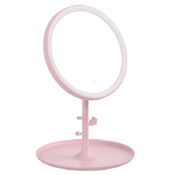 استند لوازم آرایشی و آینه برقی مدل MAKEUP